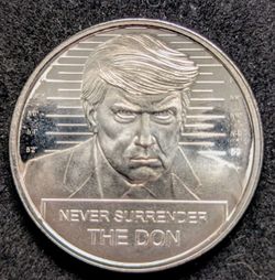 Trump silver coin