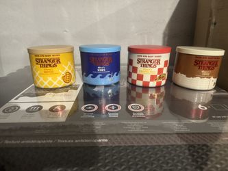 Stranger Things Complete Candle Set Of 4