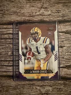 Ja'Marr Chase Score Rookie Card LSU Tigers