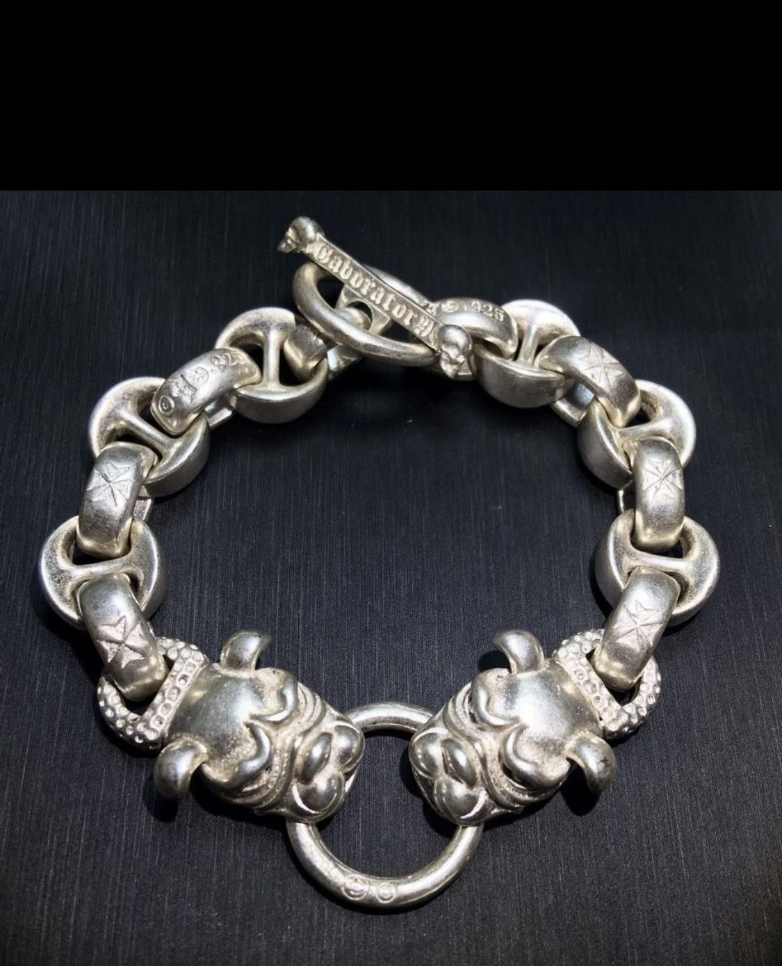 Japanese 925s antique double beast