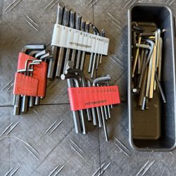 Misc Allen wrench tools lot