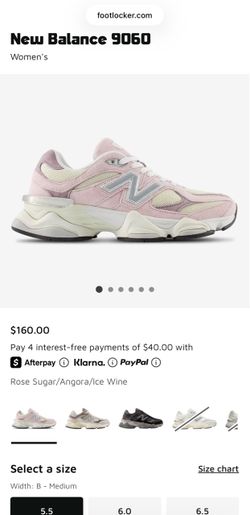 New balance 9060 size 5.5 Y 7.5 women