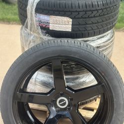 NEW! 22 In Strada Rims And Lexani Tires 