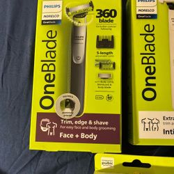 one blade  face body and intimate 