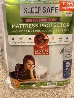 Mattress Protector For Dorm Size Twin XL - Protects From bed bugs