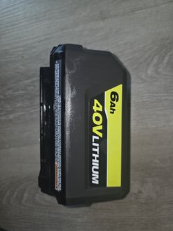 Ryobi 40v 6ah battery