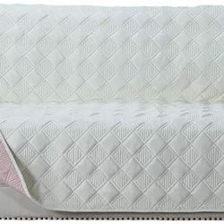 Sofa Cover, Couch Cover, Quilted Sofa Covers for 3 Cushion Couch, Velvet Sofa Slipcover, Furniture Protector, Couch Covers for Dogs, Pet, Cat, Living 