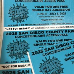 San Diego Fair Tickets