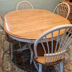 Oak Kitchen Table And Chairs 