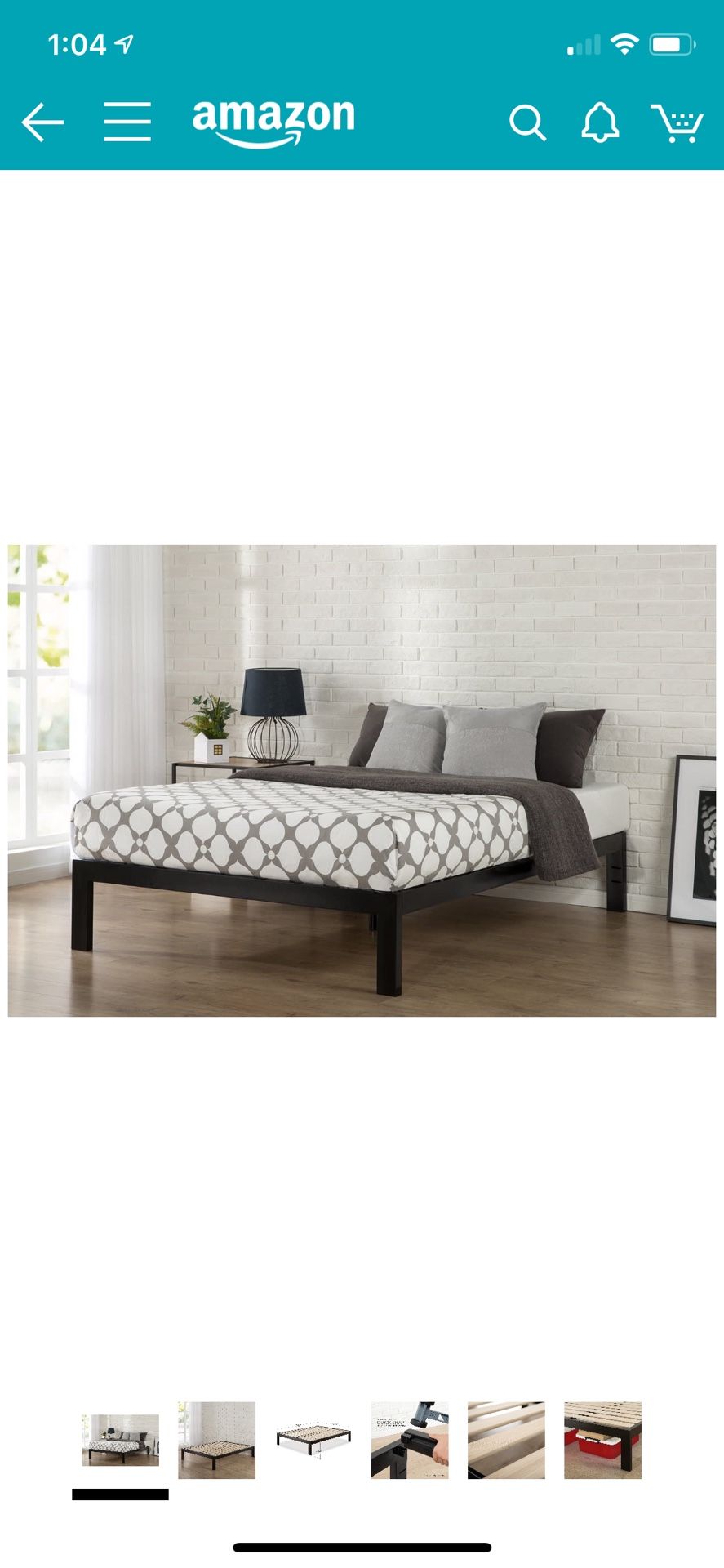 Full size bed frame