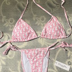 Pink Christian Dior Bikini