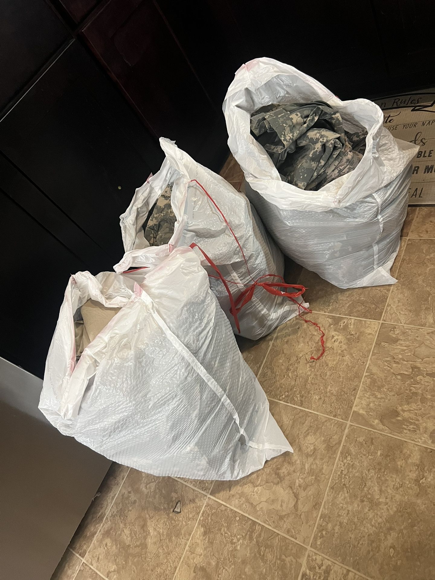 Military Clothes Size Medium