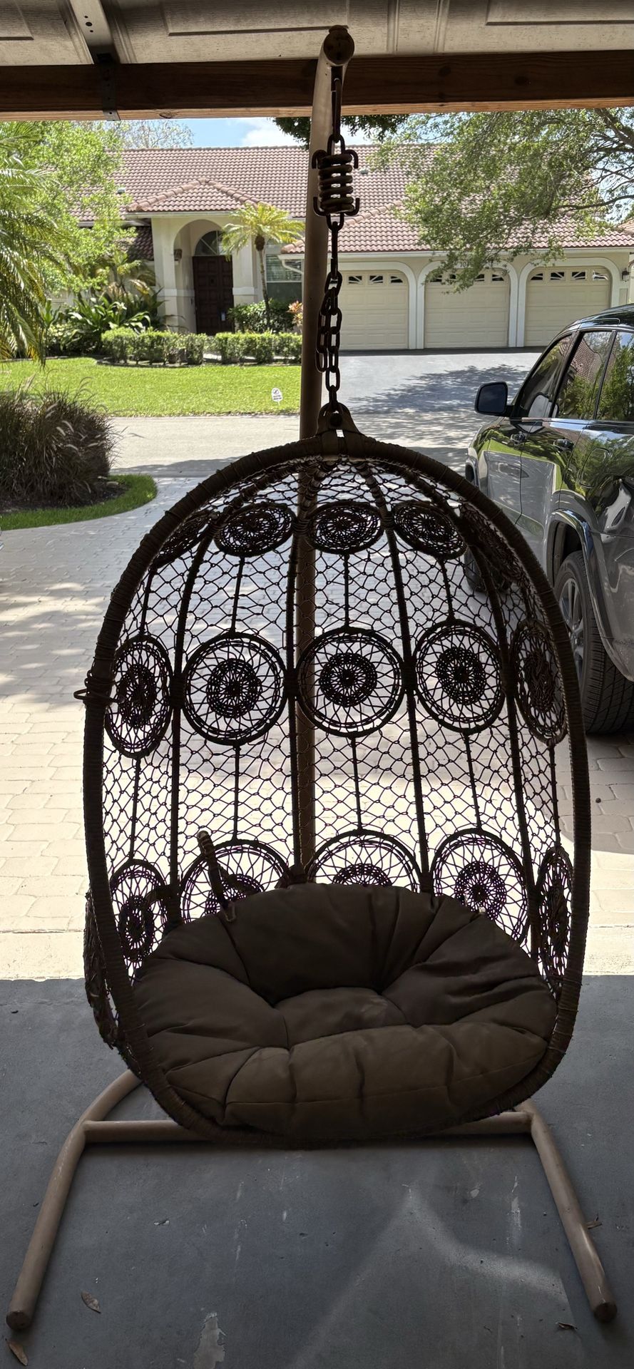 Outdoor Hanging Chair Ready for Pickup