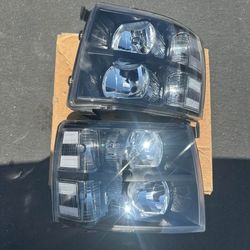 07-13 Chevy Silverado 1500/2500/3500 & HD Models Headlights Faros Calaveras Micas Luces