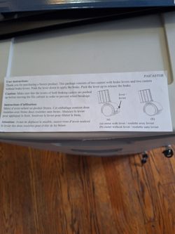 Filing cabinet  like new 2 drawers complete