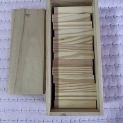 Small Wooden Jenga Game In Wooden Box