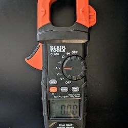Klein Tools CL600 Electrical Tester, Digital Clamp Meter has Auto Range TRMS, Measures AC Current, AC/DC Volts, Resistance, NCVT, More, 1000V
