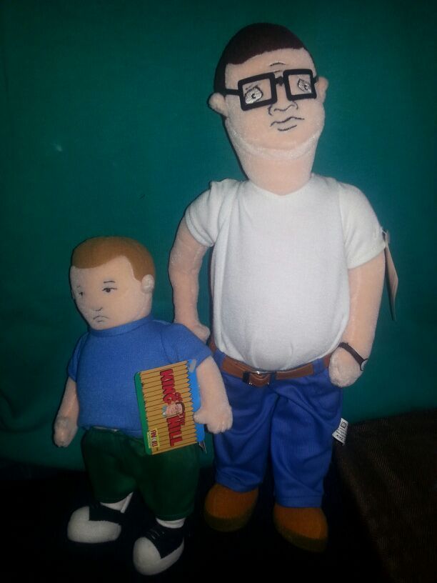 King of the Hill plush set Hank Bobby