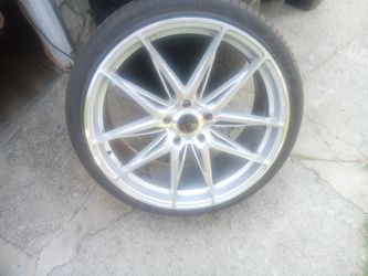 Set of 3 new rims an tires