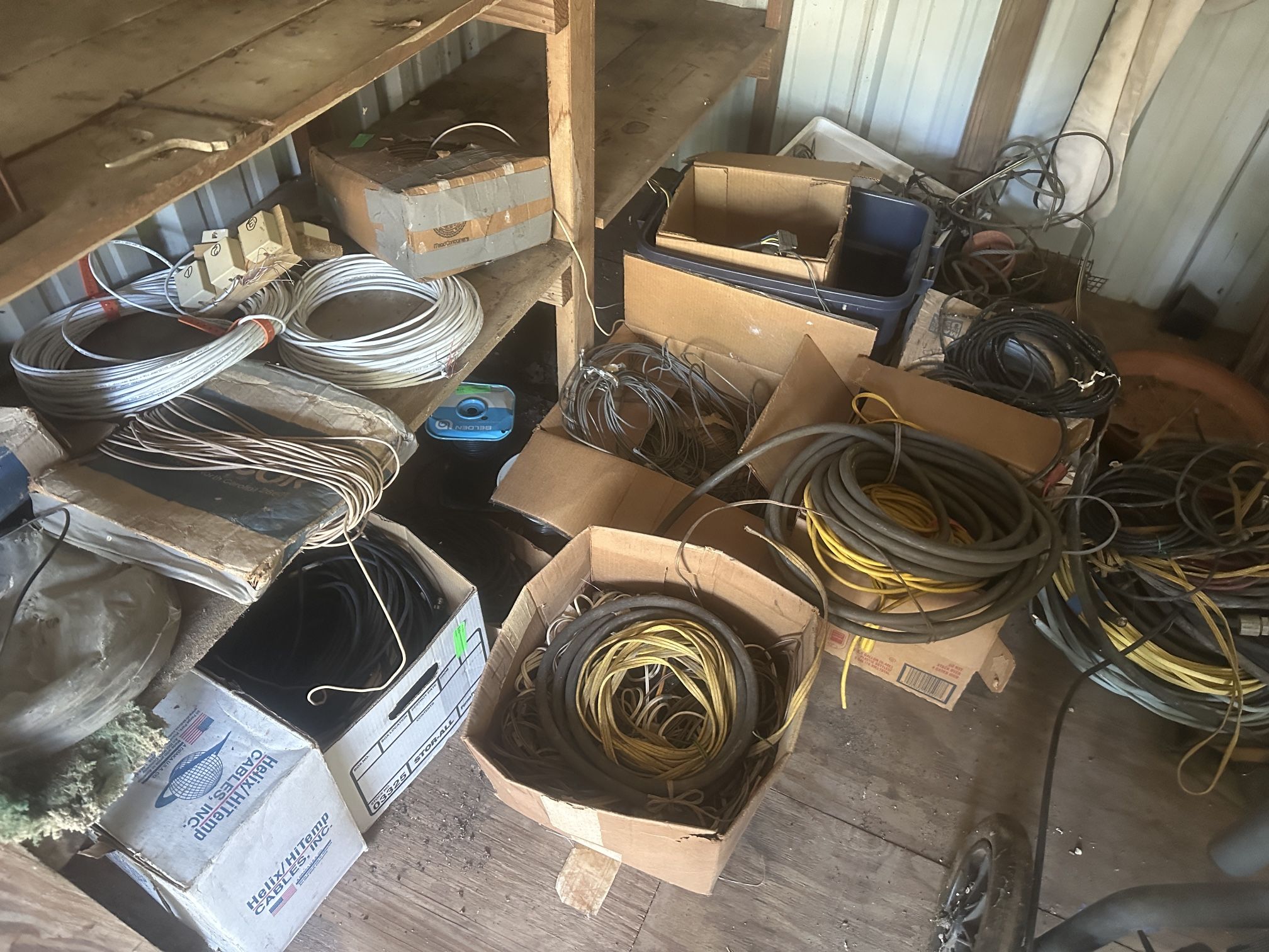 Huge Lot Of Electrical And Cable Wires Make Offer
