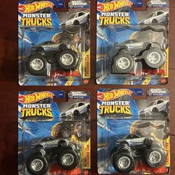 Hot Wheels Monster Truck GTR LOT OF 4