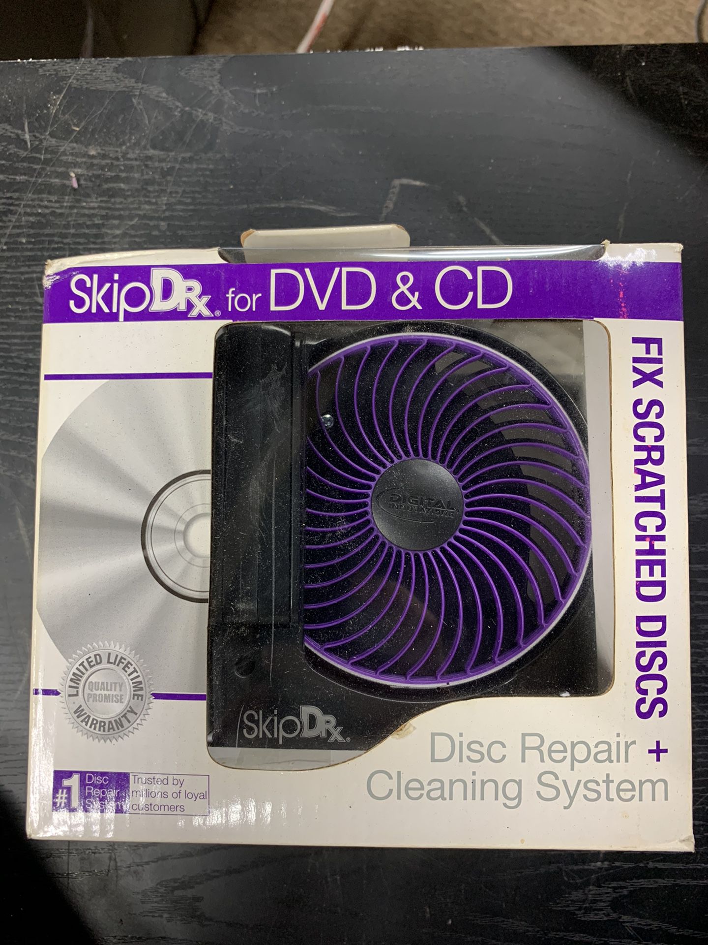 SKIP DRx DVD and CD Disc Repair and Cleaning System - **NEW**