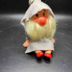 Vintage Christmas Gnome Garden Elf Ornament Made In Japan