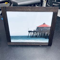 Ocean Beach Ruby’s Pier Frame Photograph (23.5” x 19.5”)  Ocean Beach Sailboats Frame Photograph (23.5” x 19.5”) 