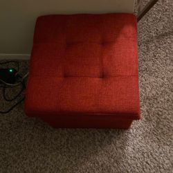 A Very Nice Burgundy Storage Box