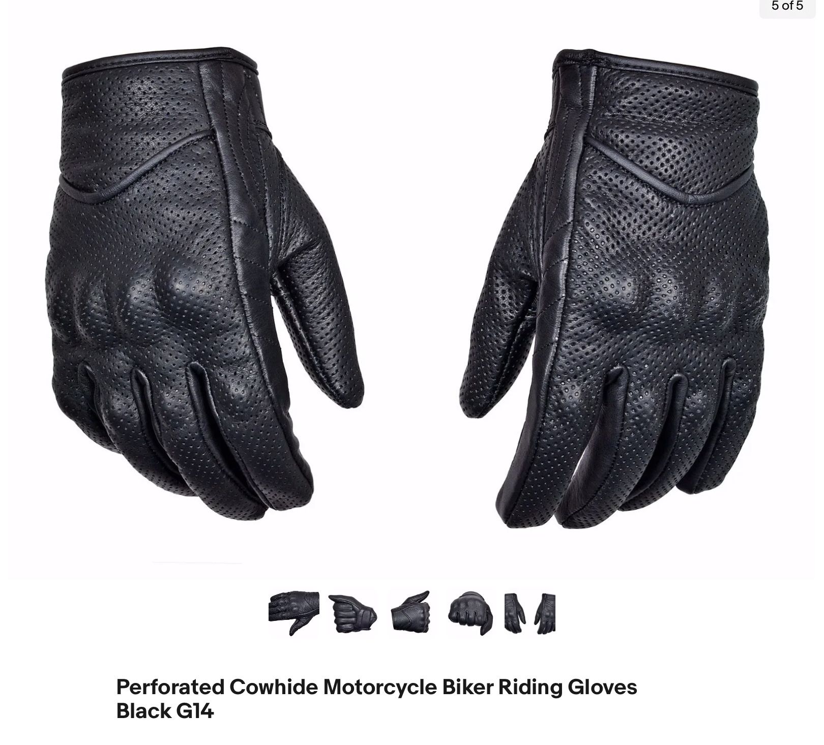 motercycle leather gloves