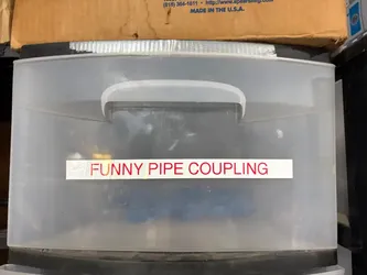 Funny pipe couplings - $1