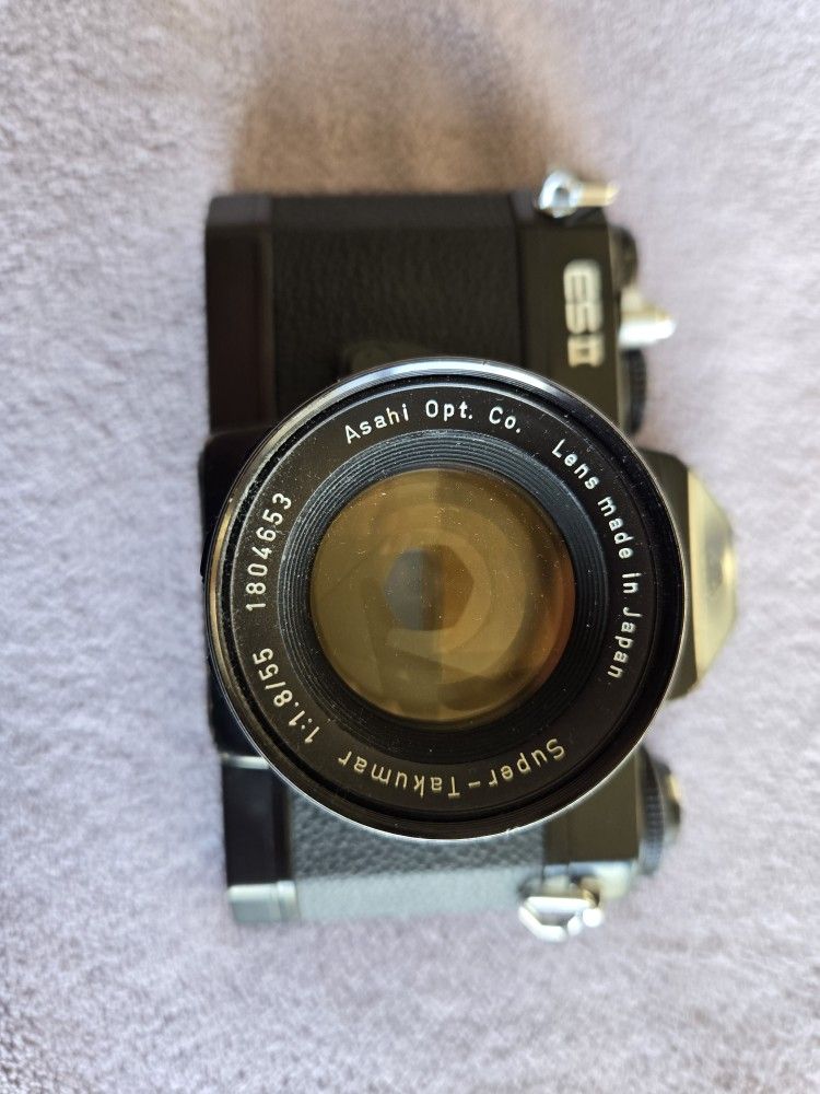 Pentax Esii Black Vintage Camera 35mm