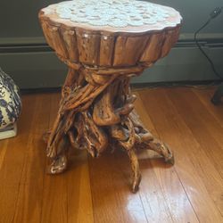 Antique DRIFTWOOD table 