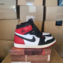 Brand New Men's Nike Air Jordan Retro 1 High OG' Black Toe  Shoes Size 11,10.5&9.5 Only 