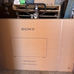 Factory brand new sealed Sony 65 Inch OLED 4K Ultra HD TV BRAVIA 8 Smart Google TV with Dolby Vision HDR and Exclusive Features for PlayStation 5 (K-6