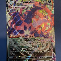 ETERNATUS VMAX Full Art Shining Fates Black Star Pokemon Card