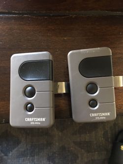 GARAGE DOOR OPENERS CRAFTSMAN