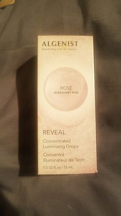 Algenist Reveal Concentrated Luminizing Drops Rose $38 0.5 FL Oz