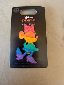 Disney Pride Collection Rainbow Minnie Mouse Silhouette Pin