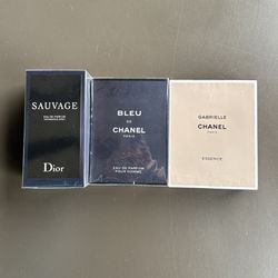 Sauvage, Chanel essence, Chanel Bleu