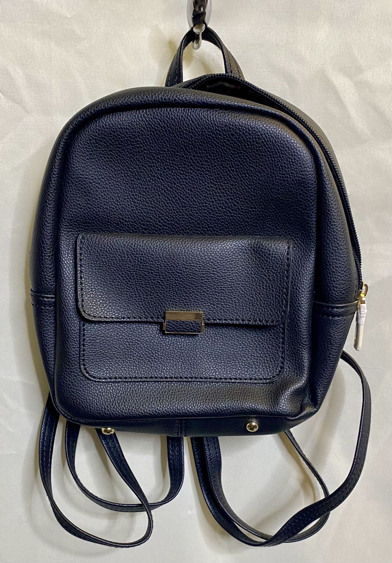 Small black Backpack purse