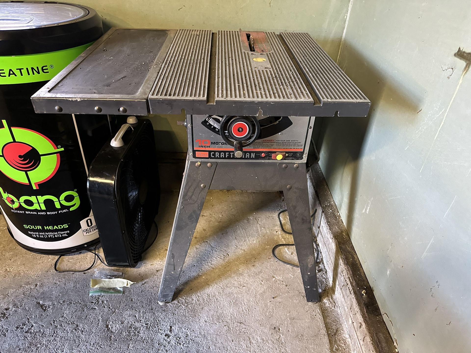 Craftsman 10” Table Saw