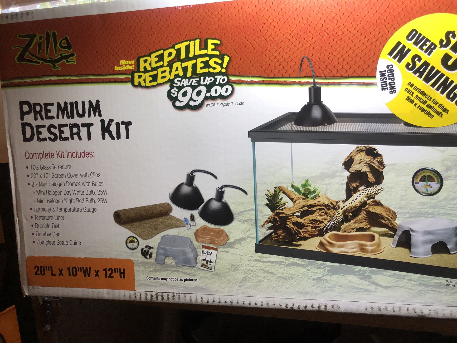 Premium Desert Kit (Terrarium)