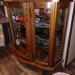 Glass Hutch With Lock And Key