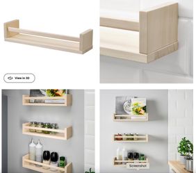 IKEA- Bekvam Shelf- Book Shelf- Spice Rack