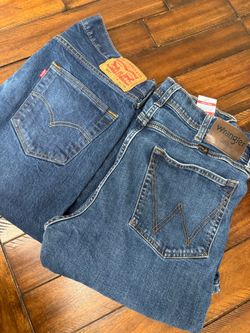 34x34 Men’s Levi & Wrangler pants