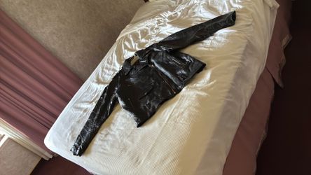 Mens Black  leather jacket
