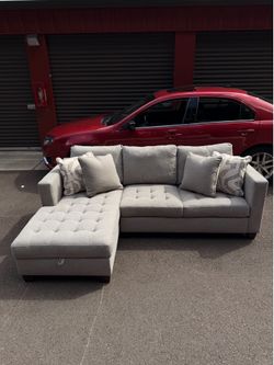 Sofa, Couch, grey Free delivery 🚚