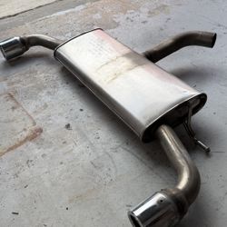 MK8 GTI 2022 OEM Muffler and OEM rear Sway Bar