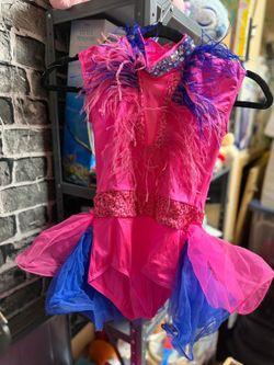 1. 🎭✨ Bright Pink Showgirl / Dance Costume - Stage Ready Sparkle! ✨🎭